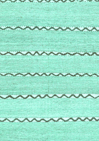 Solid Turquoise Modern Rug, abs2918turq