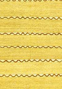 Solid Yellow Modern Rug, abs2918yw