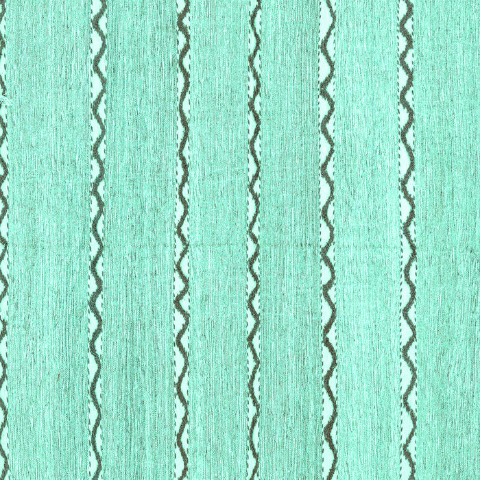 Square Solid Turquoise Modern Rug, abs2918turq