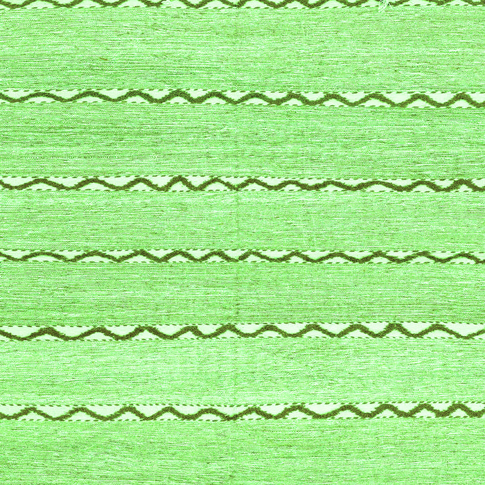 Square Machine Washable Solid Green Modern Area Rugs, wshabs2918grn