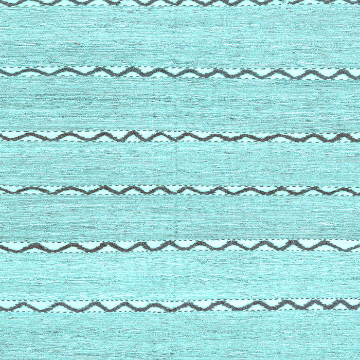 Square Machine Washable Solid Light Blue Modern Rug, wshabs2918lblu