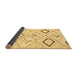 Sideview of Solid Brown Modern Rug, abs2919brn