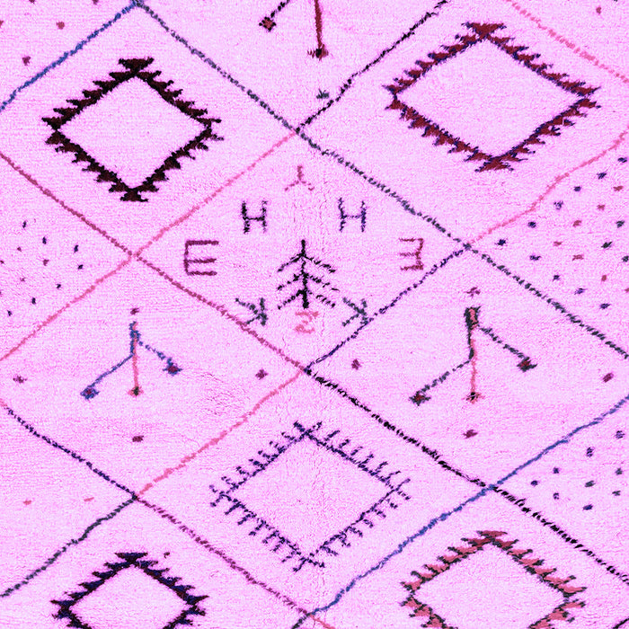 Machine Washable Solid Purple Modern Area Rugs, wshabs2919pur