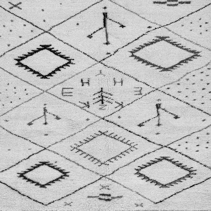 Square Solid Gray Modern Rug, abs2919gry