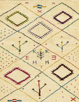 Abstract Sun Yellow Solid Rug, abs2919