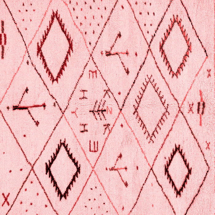 Machine Washable Solid Red Modern Rug, wshabs2919red