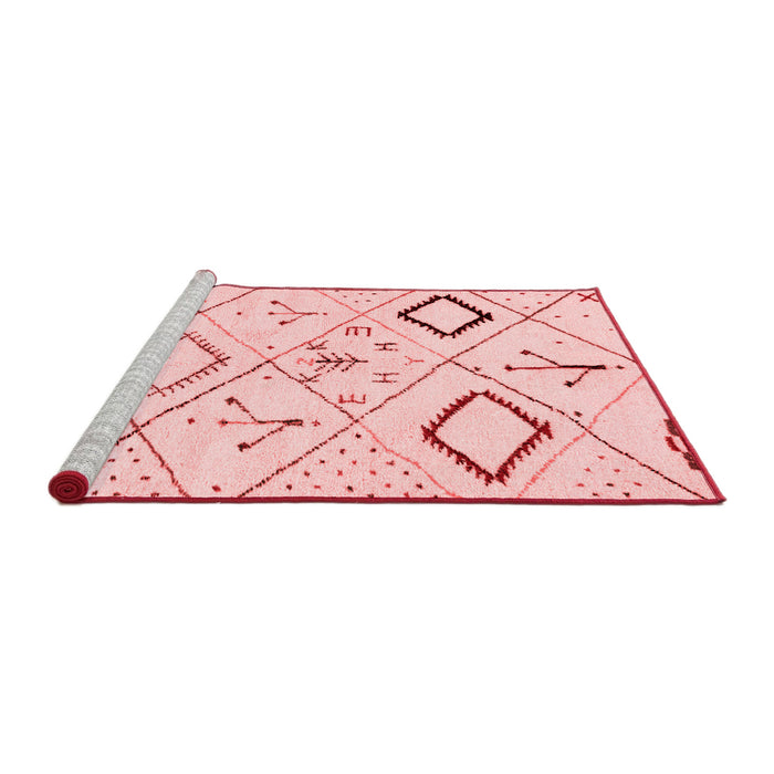 Modern Red Washable Rugs