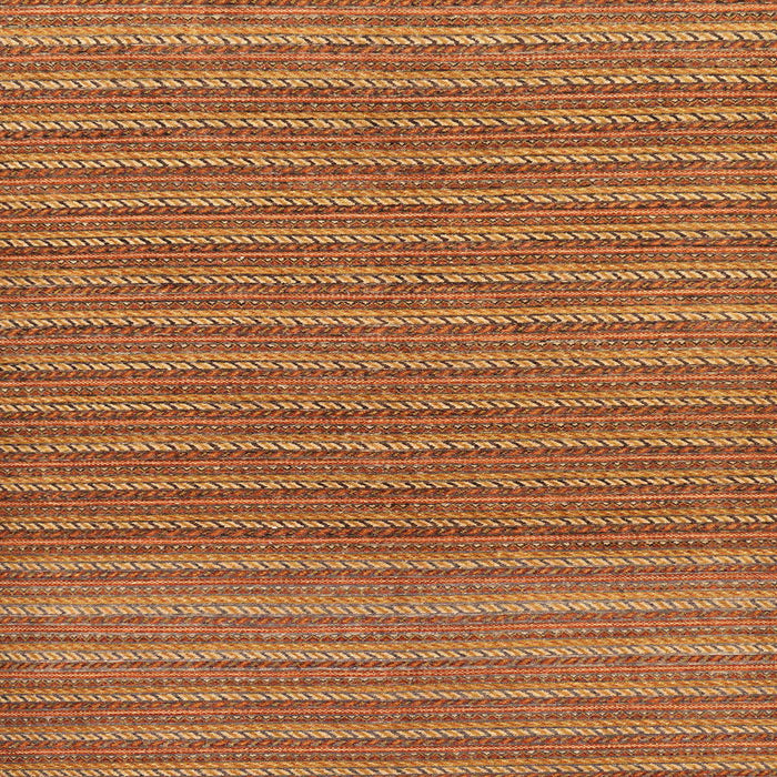 Square Machine Washable Abstract Orange Rug, wshabs291