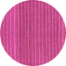 Round Oriental Pink Modern Rug, abs291pnk