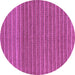 Round Machine Washable Oriental Purple Modern Area Rugs, wshabs291pur