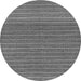 Round Oriental Gray Modern Rug, abs291gry