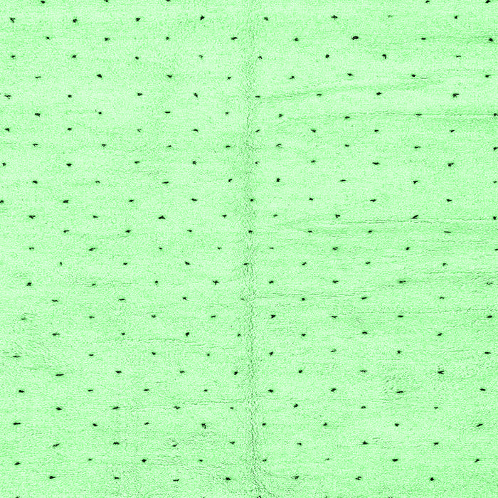 Square Solid Emerald Green Modern Rug, abs2920emgrn