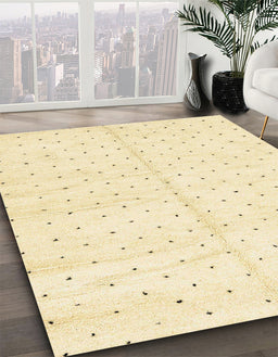 Machine Washable Abstract Brown Gold Rug in a Family Room, wshabs2920