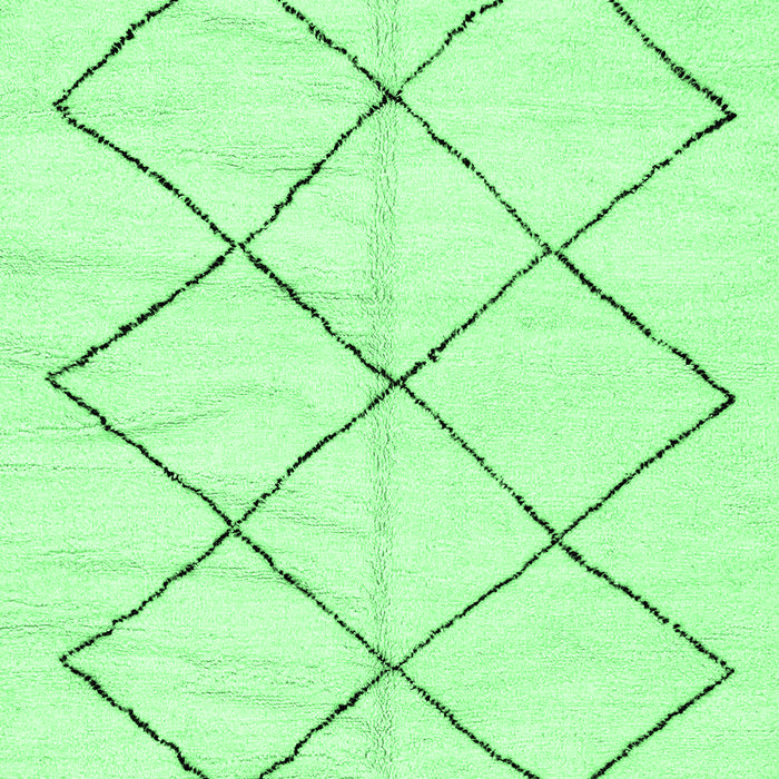 Solid Emerald Green Modern Rug, abs2921emgrn