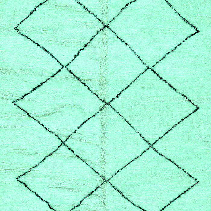 Solid Turquoise Modern Rug, abs2921turq