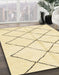 Machine Washable Abstract Sun Yellow Rug in a Family Room, wshabs2921