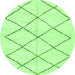 Round Solid Green Modern Rug, abs2921grn