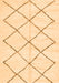 Solid Orange Modern Rug, abs2921org