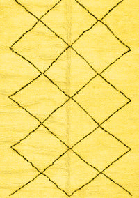 Solid Yellow Modern Rug, abs2921yw