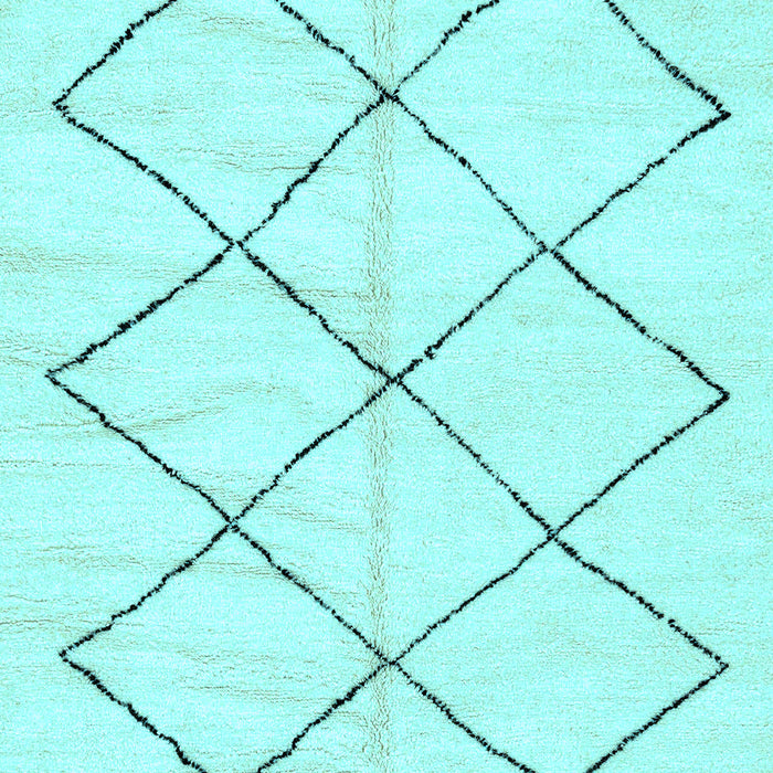 Solid Light Blue Modern Rug, abs2921lblu