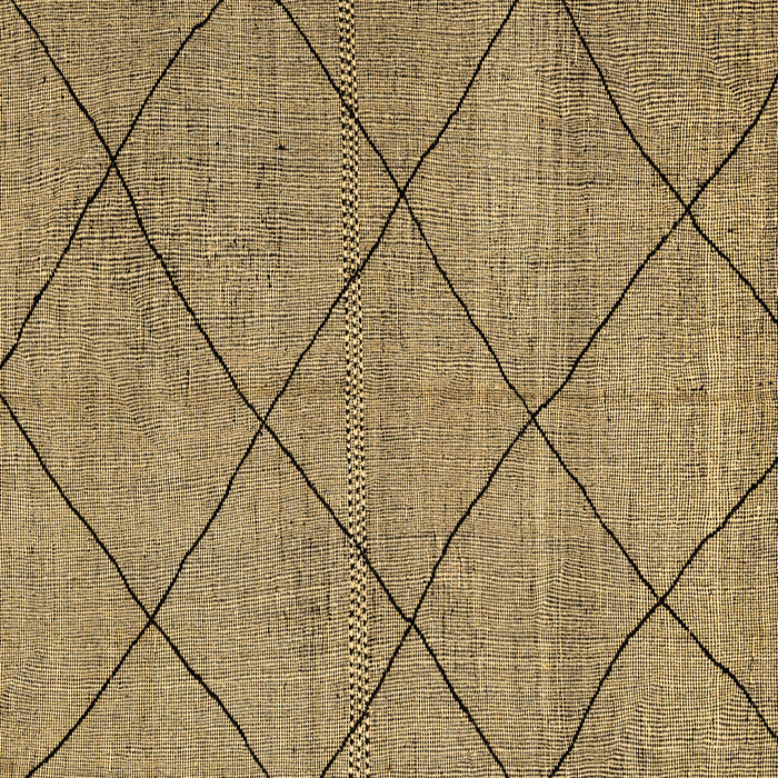 Square Machine Washable Solid Brown Modern Rug, wshabs2922brn