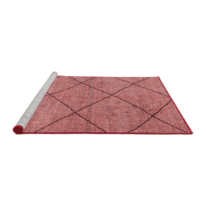 Modern Red Washable Rugs
