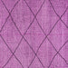 Square Solid Pink Modern Rug, abs2922pnk