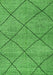 Solid Green Modern Rug, abs2922grn