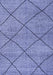 Solid Blue Modern Rug, abs2922blu