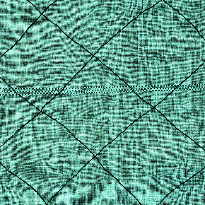 Machine Washable Solid Turquoise Modern Area Rugs, wshabs2922turq