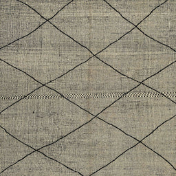 Square Abstract Brown Solid Rug, abs2922