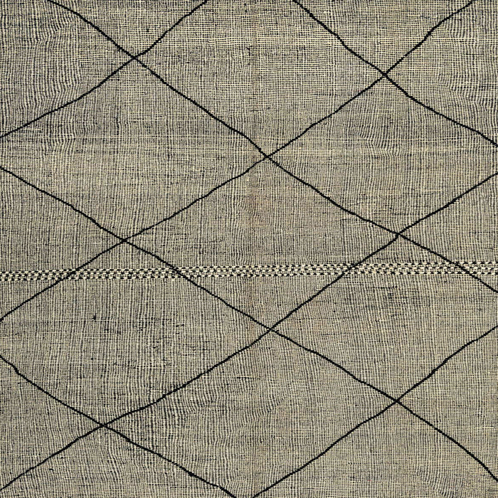 Square Abstract Brown Solid Rug, abs2922