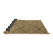 Sideview of Solid Brown Modern Rug, abs2922brn