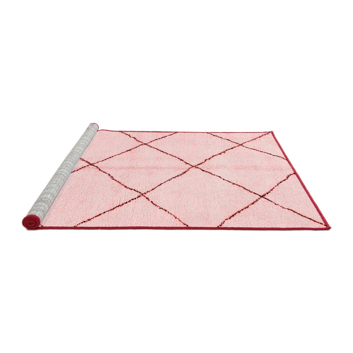 Modern Red Washable Rugs