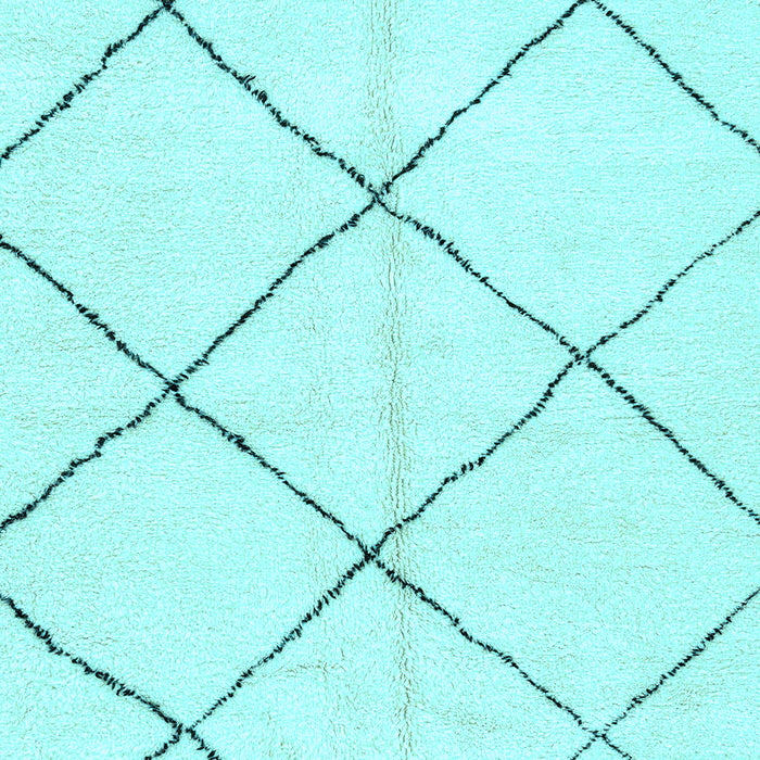 Machine Washable Solid Light Blue Modern Rug, wshabs2923lblu