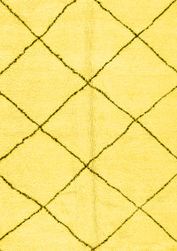 Solid Yellow Modern Rug, abs2923yw