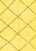 Solid Yellow Modern Rug, abs2923yw