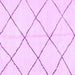 Square Machine Washable Solid Purple Modern Area Rugs, wshabs2923pur