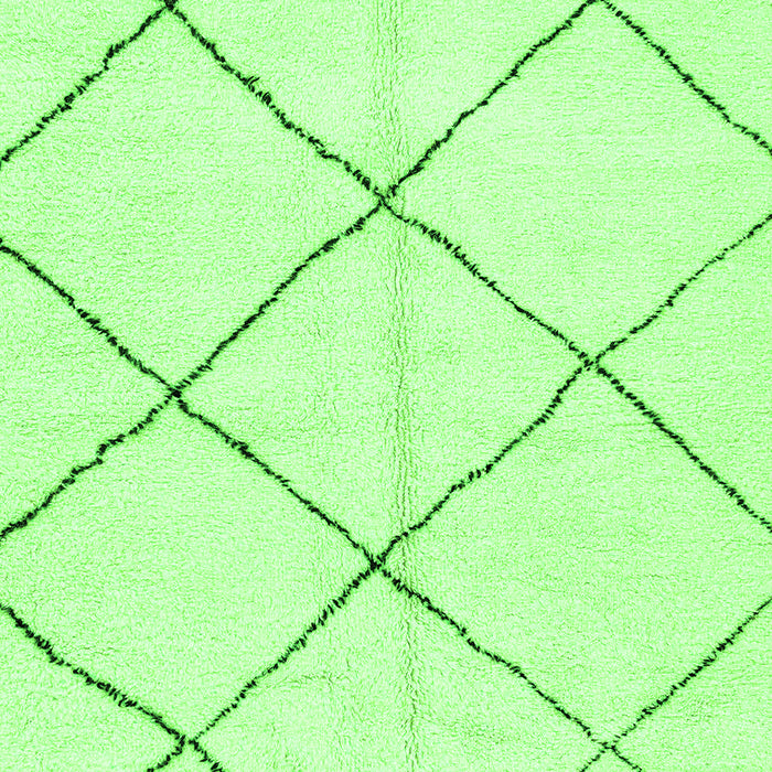 Solid Green Modern Rug, abs2923grn