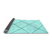 Sideview of Solid Light Blue Modern Rug, abs2923lblu