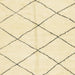 Square Abstract Brown Gold Solid Rug, abs2923