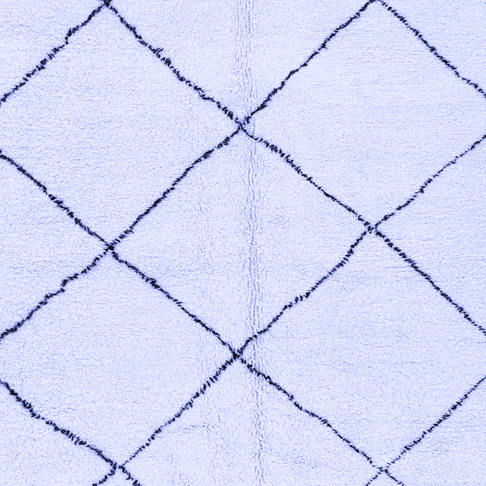 Machine Washable Solid Blue Modern Rug, wshabs2923blu