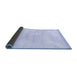 Sideview of Solid Blue Modern Rug, abs2924blu