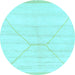 Round Solid Light Blue Modern Rug, abs2924lblu