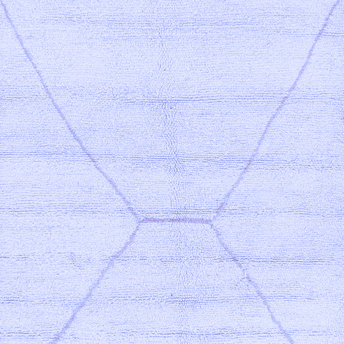 Machine Washable Solid Blue Modern Rug, wshabs2924blu