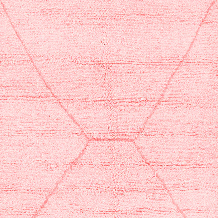 Machine Washable Solid Red Modern Rug, wshabs2924red