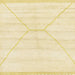 Square Abstract Brown Gold Solid Rug, abs2924