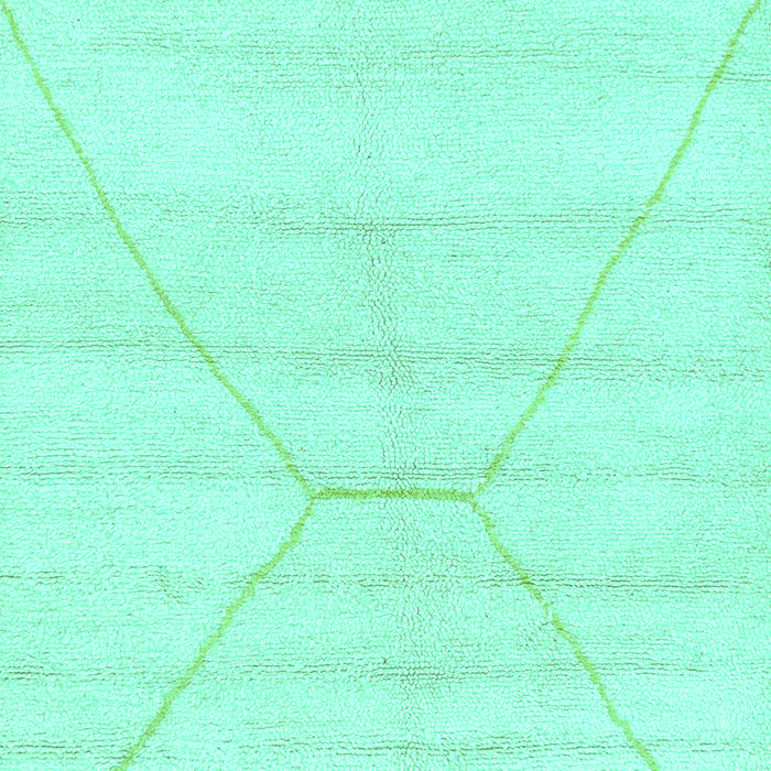 Machine Washable Solid Turquoise Modern Area Rugs, wshabs2924turq