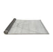 Sideview of Solid Gray Modern Rug, abs2924gry