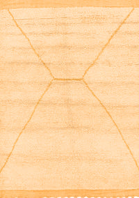 Solid Orange Modern Rug, abs2924org